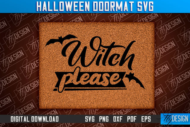 Halloween Doormat SVG Design | Halloween Quotes SVG | SVG Design SVG Fly Design 