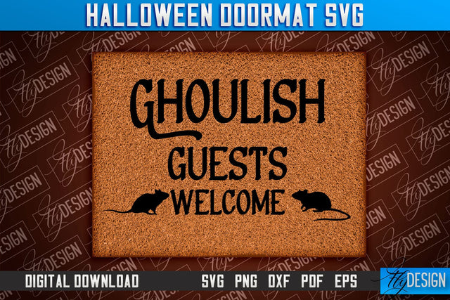 Halloween Doormat SVG Design | Halloween Quotes SVG | SVG Design SVG Fly Design 