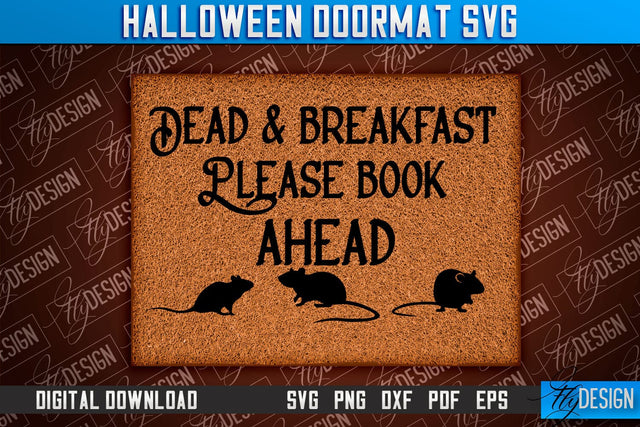 Halloween Doormat SVG Design | Halloween Quotes SVG | SVG Design SVG Fly Design 