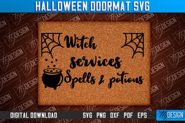 Halloween Doormat SVG Design | Halloween Quotes SVG | SVG Design SVG Fly Design 