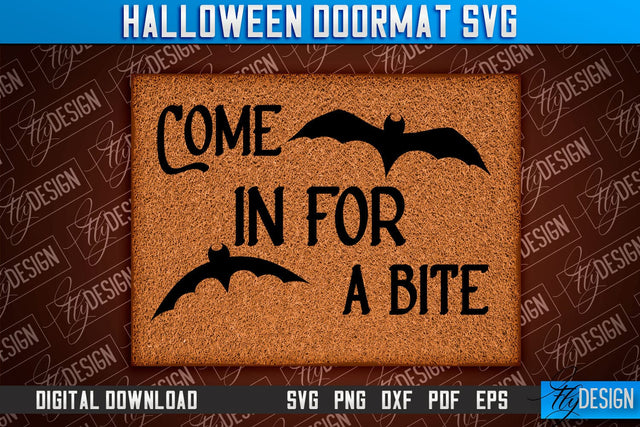 Halloween Doormat SVG Design | Halloween Quotes SVG | SVG Design SVG Fly Design 