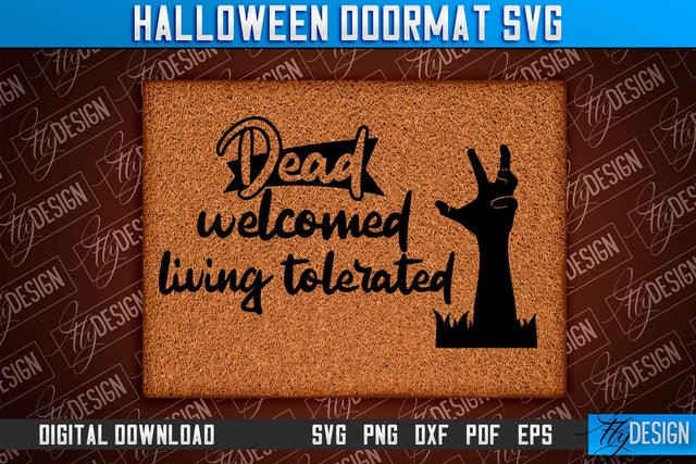 Halloween Doormat SVG Design | Halloween Quotes SVG | SVG Design SVG Fly Design 