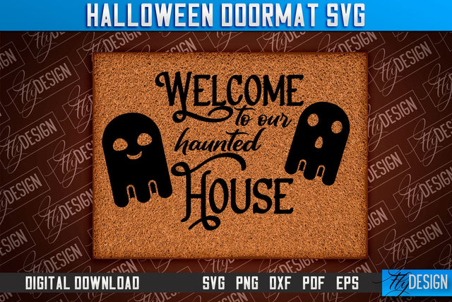 Halloween Doormat SVG Design | Halloween Quotes SVG | SVG Design SVG Fly Design 
