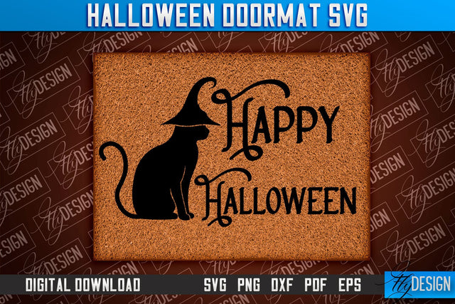 Halloween Doormat SVG Design | Halloween Quotes SVG | SVG Design SVG Fly Design 