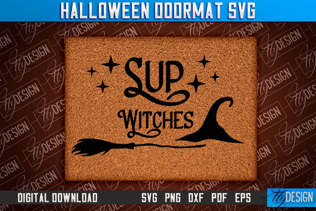 Halloween Doormat SVG Design | Halloween Quotes SVG | SVG Design SVG Fly Design 