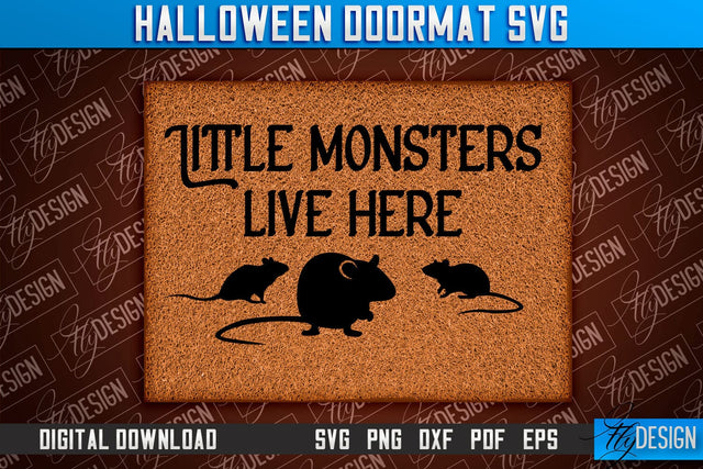 Halloween Doormat SVG Design | Halloween Quotes SVG | SVG Design SVG Fly Design 