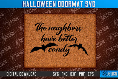 Halloween Doormat SVG Design | Halloween Quotes SVG | SVG Design SVG Fly Design 