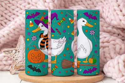 Halloween Duck 20oz Tumbler Wrap Sublimation DesignSVG 