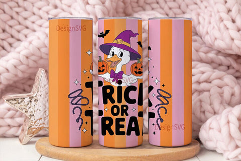 Halloween Duck 20oz Tumbler Wrap Sublimation DesignSVG 