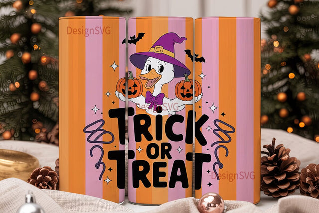 Halloween Duck 20oz Tumbler Wrap Sublimation DesignSVG 