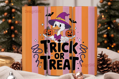 Halloween Duck 20oz Tumbler Wrap Sublimation DesignSVG 