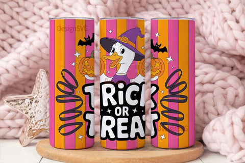 Halloween Duck 20oz Tumbler Wrap Sublimation DesignSVG 