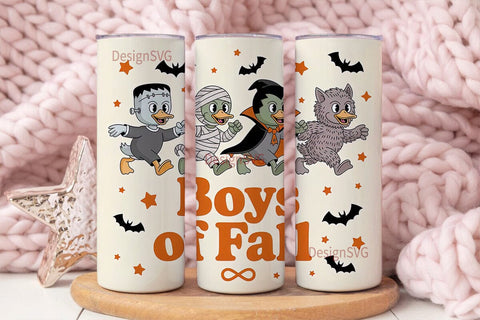 Halloween Ducks 20oz Tumbler Wrap Sublimation DesignSVG 