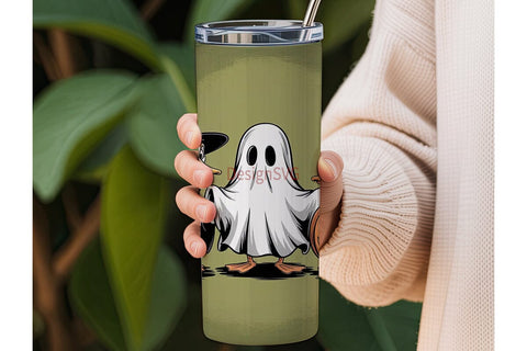 Halloween Ducks 20oz Tumbler Wrap Sublimation DesignSVG 