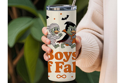 Halloween Ducks 20oz Tumbler Wrap Sublimation DesignSVG 