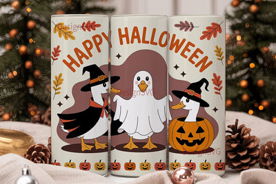 Halloween Ducks 20oz Tumbler Wrap Sublimation DesignSVG 