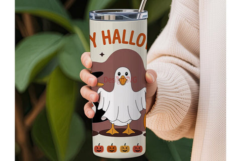 Halloween Ducks 20oz Tumbler Wrap Sublimation DesignSVG 