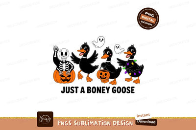 Halloween ducks with pumpkins and lights trick Sublimation Designangry 