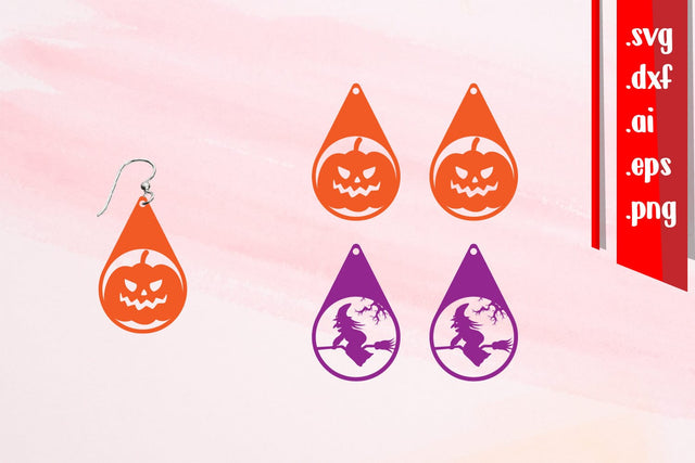 Halloween Earrings | Halloween Jewelry SVG zafrans studio 