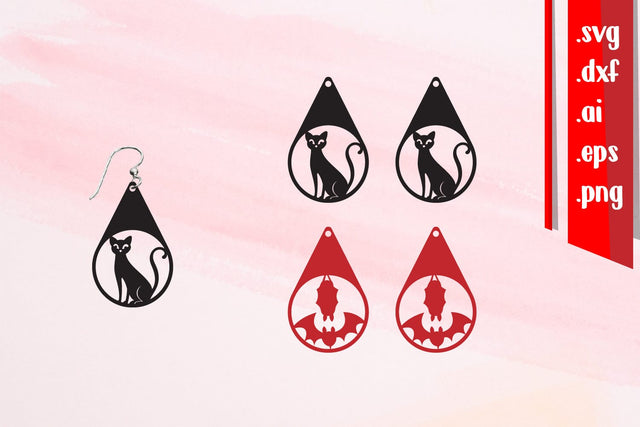 Halloween Earrings | Halloween Jewelry SVG zafrans studio 