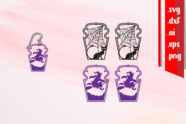 Halloween Earrings | Halloween Jewelry SVG zafrans studio 