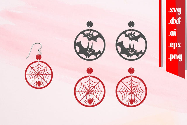 Halloween Earrings | Halloween Jewelry SVG zafrans studio 