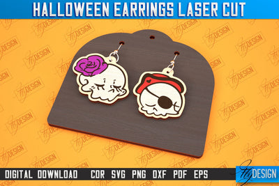 Halloween Earrings Laser Cut | Jewelry Design | Bijoux Design | CNC Files SVG Fly Design 