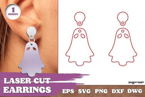 Halloween Earrings Laser Cut SVG SvgOcean 