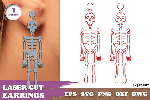 Halloween Earrings Laser Cut SVG SvgOcean 