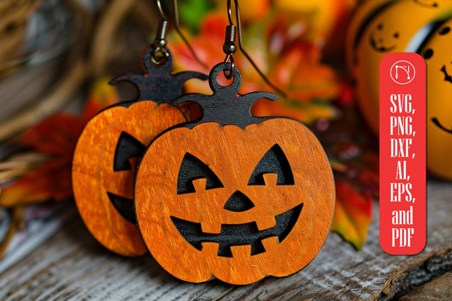 Halloween Earrings SVG Cut File SVG MD JOYNAL ABDIN 