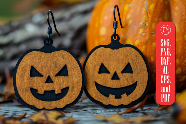 Halloween Earrings SVG Cut File SVG MD JOYNAL ABDIN 