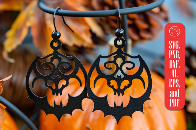 Halloween Earrings SVG Cut File SVG MD JOYNAL ABDIN 
