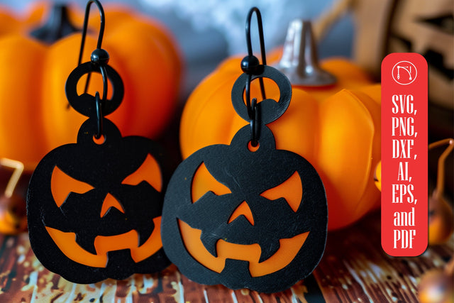 Halloween Earrings SVG Cut File SVG MD JOYNAL ABDIN 
