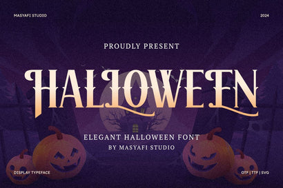 Halloween - Elegant Halloween Font Font Masyafi Studio 