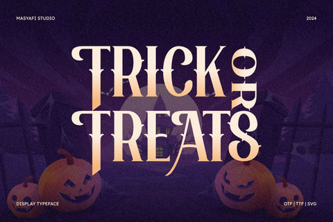 Halloween - Elegant Halloween Font Font Masyafi Studio 