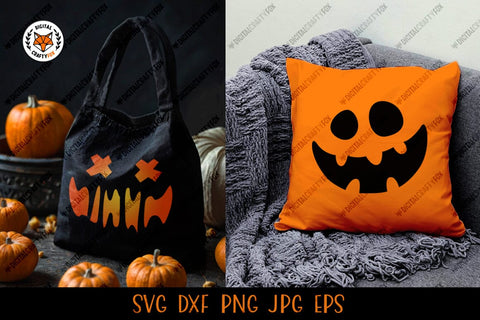 Halloween Face Bundle SVG, Pumpkin Faces Cut File SVG SVG Digital Craftyfox 