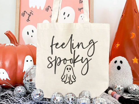Halloween Feeling Spooky Embroidery Design, Halloween Machine Embroidery File Embroidery/Applique DESIGNS DesignDestine 