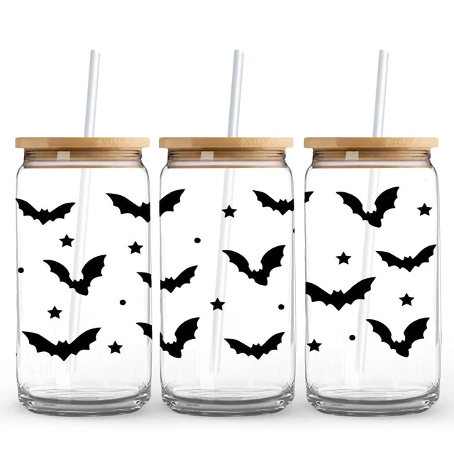Halloween Flying Bats 9.7 x 4.3 UV Wrap (Cup NOT Included) Physical DIY Craft Warehouse 