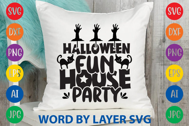 Halloween Fun House Party SVG Rafiqul20606 