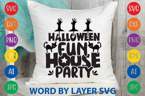 Halloween Fun House Party SVG Rafiqul20606 