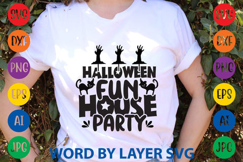 Halloween Fun House Party SVG Rafiqul20606 