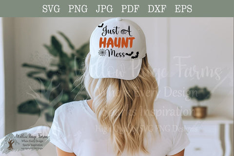 Halloween Funny SVG Design - Haunt Mess – Cute Spooky Halloween, Funny Fall Shirt Design SVG Willow Paige Farms 