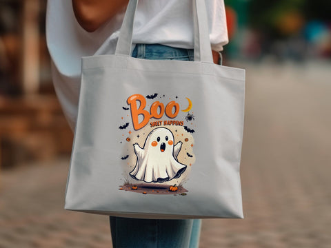 Halloween Ghost Boo Shirt Design, Sublimation PNG, Cute Ghost Graphic Sublimation Luvleigh Digitals 