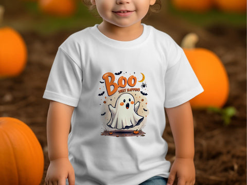 Halloween Ghost Boo Shirt Design, Sublimation PNG, Cute Ghost Graphic Sublimation Luvleigh Digitals 