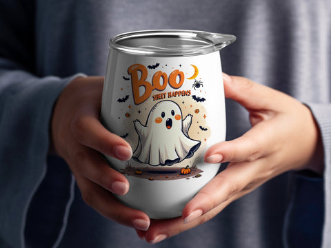 Halloween Ghost Boo Shirt Design, Sublimation PNG, Cute Ghost Graphic Sublimation Luvleigh Digitals 