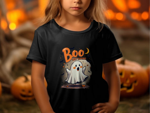 Halloween Ghost Boo Shirt Design, Sublimation PNG, Cute Ghost Graphic Sublimation Luvleigh Digitals 