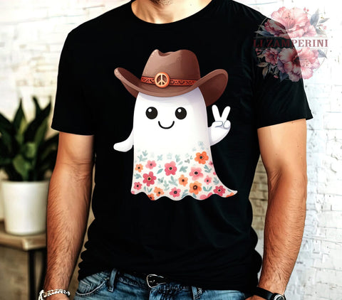 Halloween Ghost, Ghost PNG, Digital Download, Sublimation Art, Spooky Decor, Haunted Graphics, Halloween Clipart, Fall Decor Sublimation Li Zamperini 