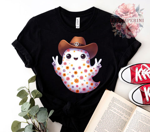 Halloween Ghost, Ghost PNG, Digital Download, Sublimation Art, Spooky Decor, Haunted Graphics, Halloween Clipart, Fall Decor Sublimation Li Zamperini 