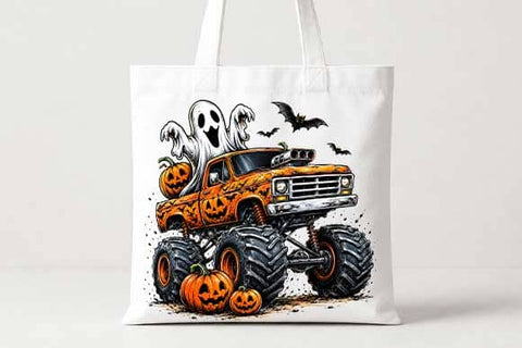 Halloween Ghost Monster Truck PNG | Monster Truck Sublimation Digital Download SVG BillahCrafts 