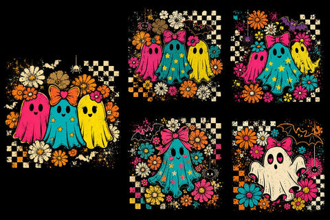 Halloween Ghost Neon Png, Cute Boo Ghost Coquette Png, Halloween Png, Funny Halloween Png, Spooky Season Png SVG DesignDestine 